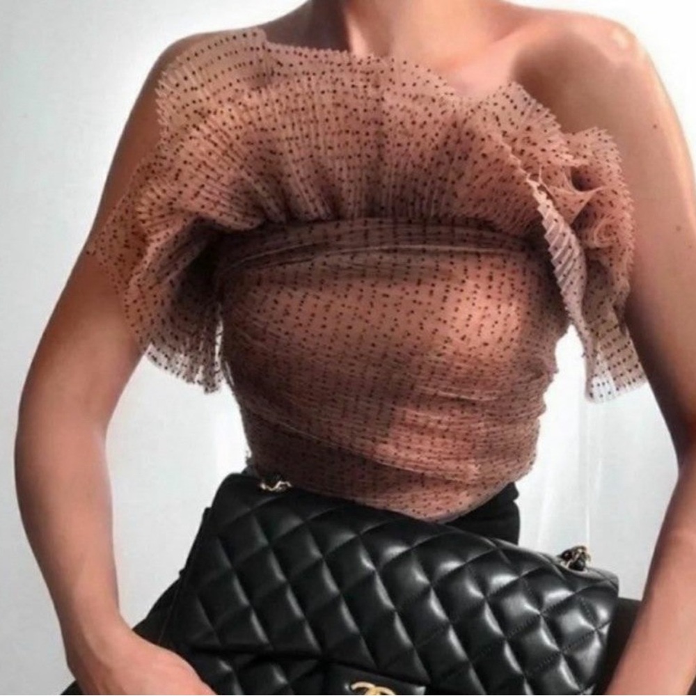 Zara strapless top